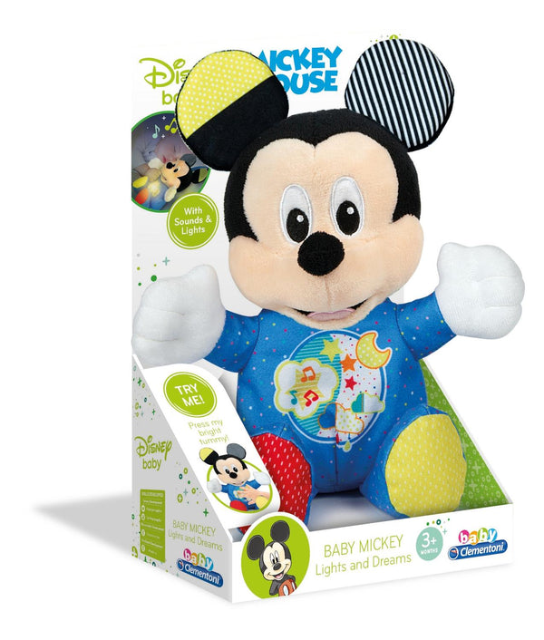 Peluche Baby Mickey con Sonido-Texturas, Clementoni