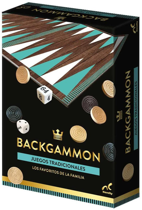 Juego De Mesa Backgammon , Clásico, Madera