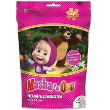 Bolsafoil Masha Y El Oso Rompecabezas De Novelty