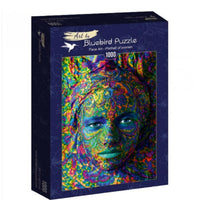 Rompecabezas Face Art Retrato De Mujer  Bluebird 1000 Piezas - 1