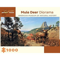 Rompecabezas Mule Deer Diorama 1000 Piezas - 1