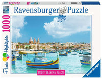 Rompecabezas Malta Mediterranea 1000 Piezas Ravensburger - 1