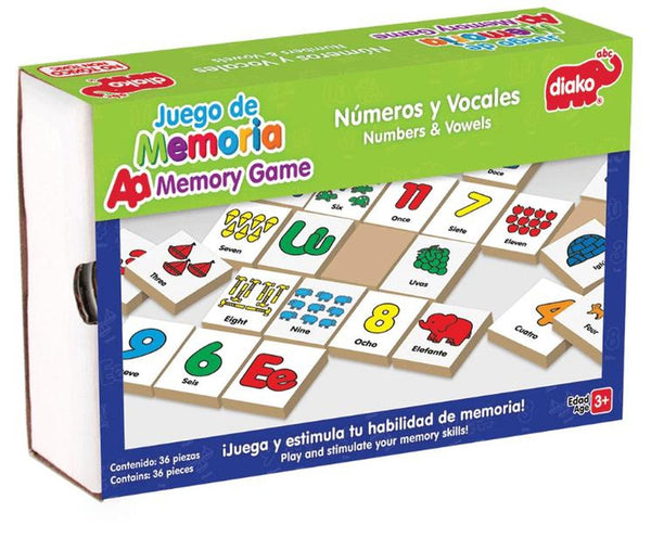 Memoria Numeros Y Vocales