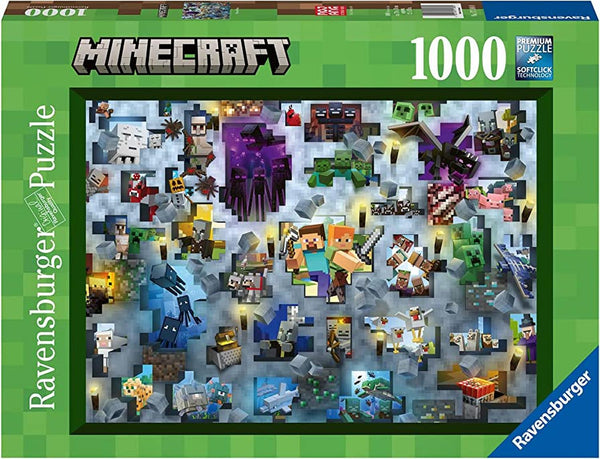 Rompecabezas Minecraft Challenge 1000 Piezas Ravensburger