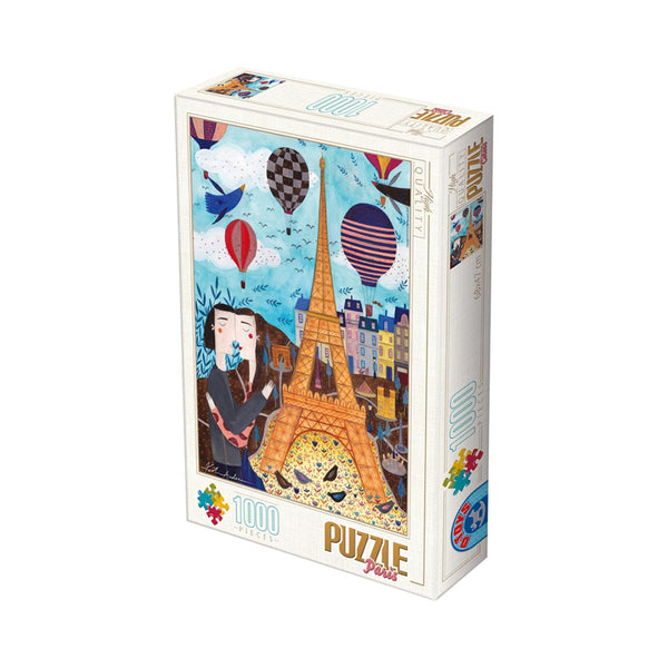 Rompecabezas Andrea Kurti: Paris 1000 Piezas