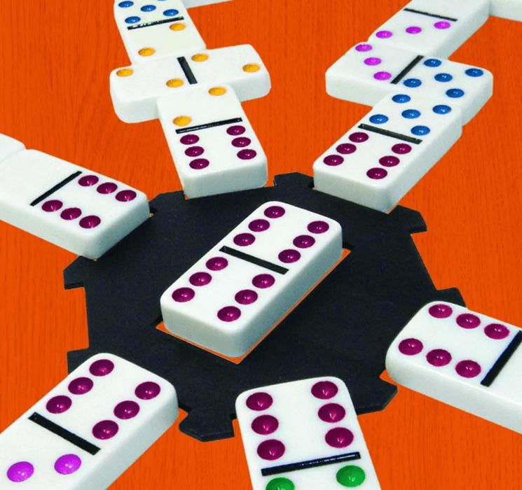 Domino Doble 12 En Caja Metalica