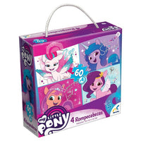 Rompecabezas 4 En 1 My Little Pony, 60 Piezas, Infantil - 1