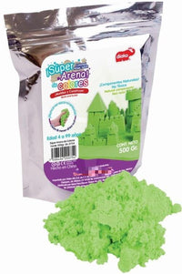 SUPER ARENA COLOR VERDE 500 GRS - 1