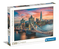 Rompecabezas marca clementoni , modelo Londres Al Atardecer 1500 Piezas - 1