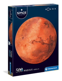 Rompecabezas NASA Espacio Marte Redondo 500 piezas Clementoni - 1