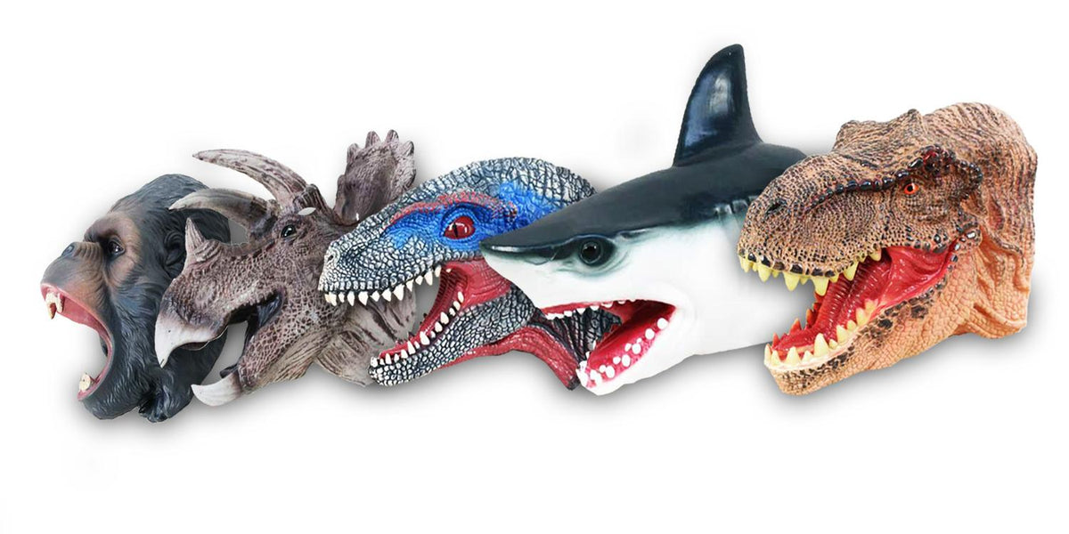 Ulapithi Marioneta De Mano De Tiburón, Cocodrilo Y Dinosaurio, Juguetes De Animales Realistas De Goma Para Niños, Fomenta La Imaginación Y El Juego Creativo En Familia