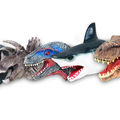 Títeres de Mano Cabeza de Dinosaurio Marionetas Hand Puppets
