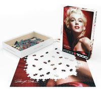 Rompecabezas Marilyn Monroe Red Portrait Sam Shaw 1000 Pz - 2