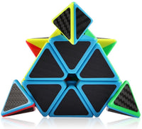 Cubo Magico Pyraminx Carbon Fiber 3X3 Destreza - 3