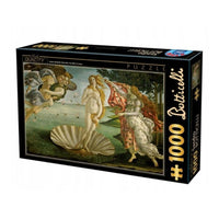 Rompecabezas Botticelli Nacimiento De Venus Arte 1000 piezas - 3