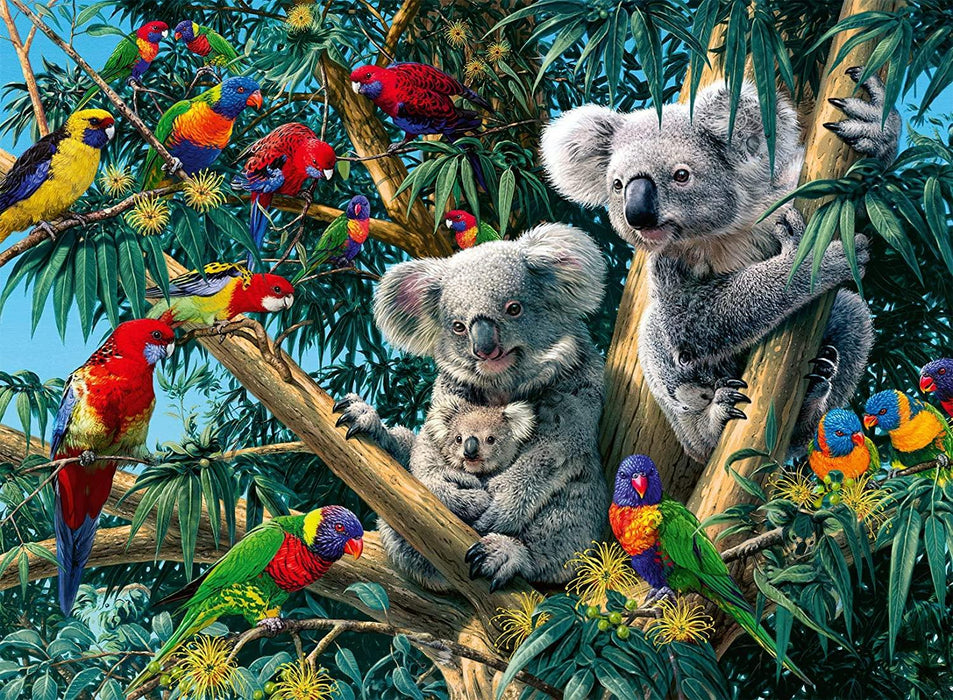 Rompecabezas koalas en el arbol 500 piezas