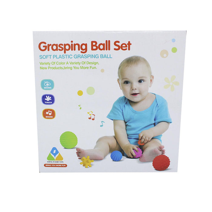Juego de pelota sensorial texturizada para bebé, juguete de pelota suave de  entrenamiento táctil interactivo infantil Multicolor