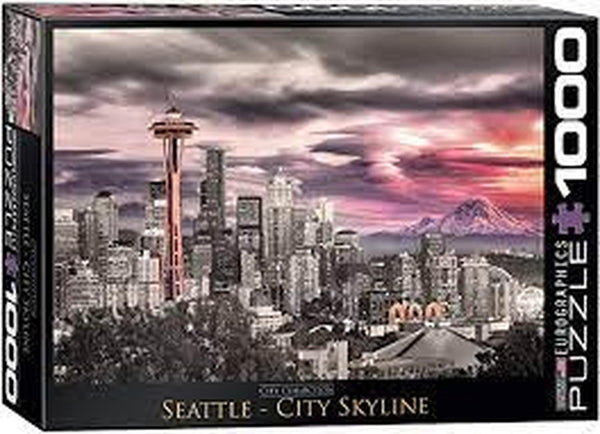 ROMPECABEZAS SEATTLE CITY SKYLINE 1000 PIEZAS EUROGRAPHICS