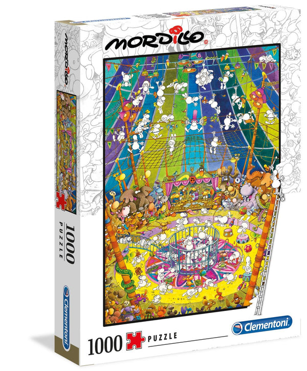 Rompecabezas Mordillo The Show 1000 Pz Clementoni
