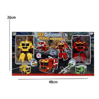 Carros Transformers 2 en 1 DIY Robot y Vehiculo 2 Piezas - 3