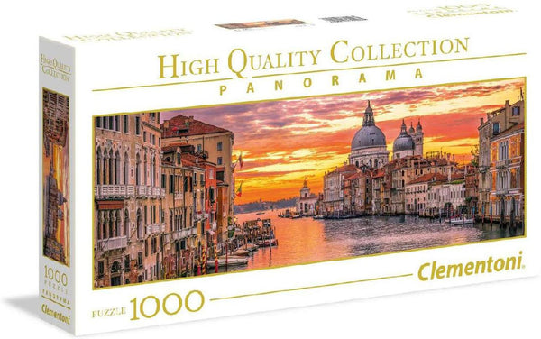 Rompecabezas Gran Canal De Venecia Panoramico 1000 Piezas Clementoni