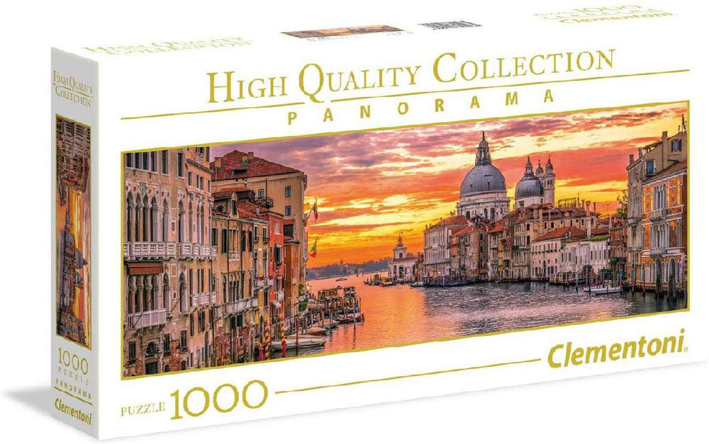 Rompecabezas Gran Canal De Venecia Panoramico 1000 Piezas Clementoni
