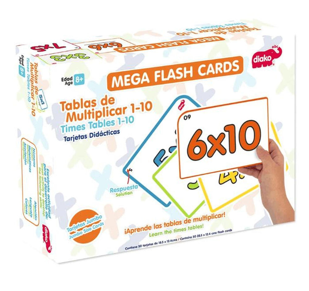Flash Cards Tablas De Multiplicar