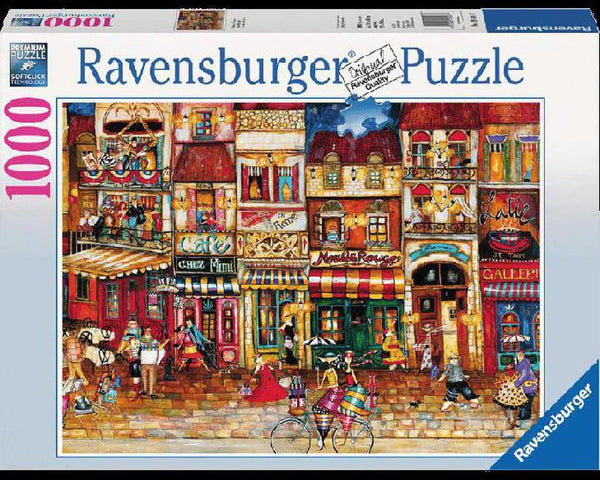 Rompecabezas Calles De Francia 1000 Piezas Ravensburger