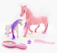 Set de 2 Unicornios con Accesorios y Establo - 2