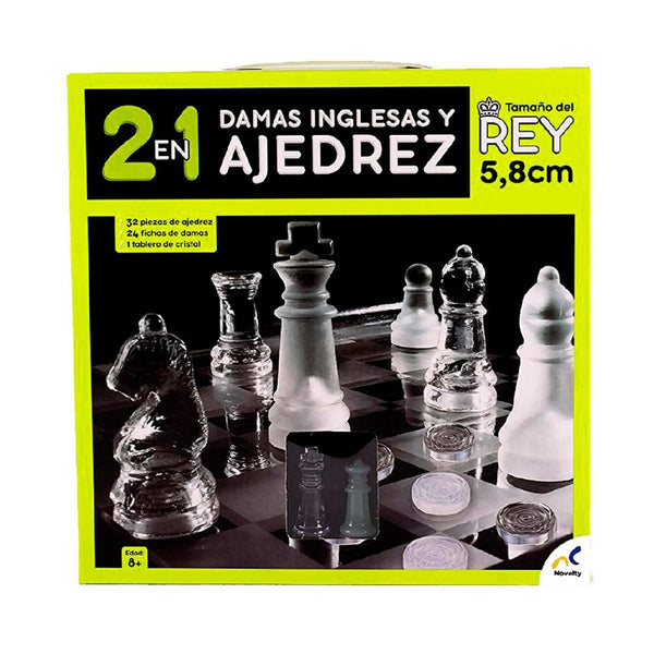 Ajedrez De Vidrio 32 Pzs
