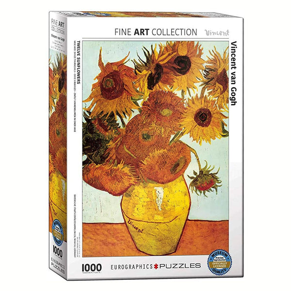 Rompecabezas Van Gogh Girasoles 1000 Piezas EuroGraphics