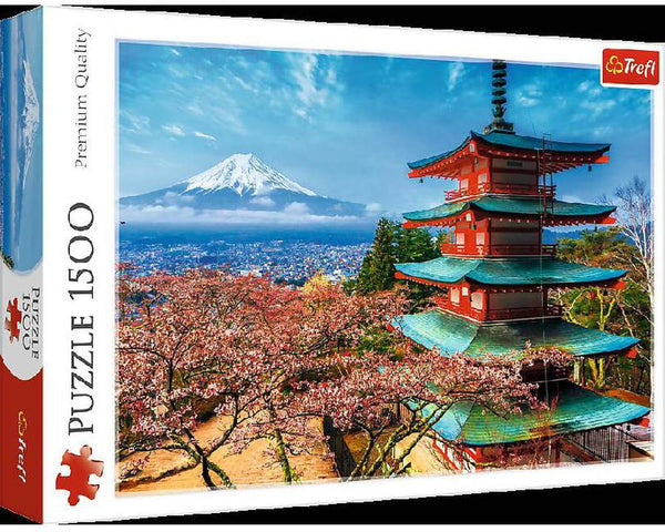 Rompecabezas 1500 Piezas Trefl: Monte Fuji, Tokio