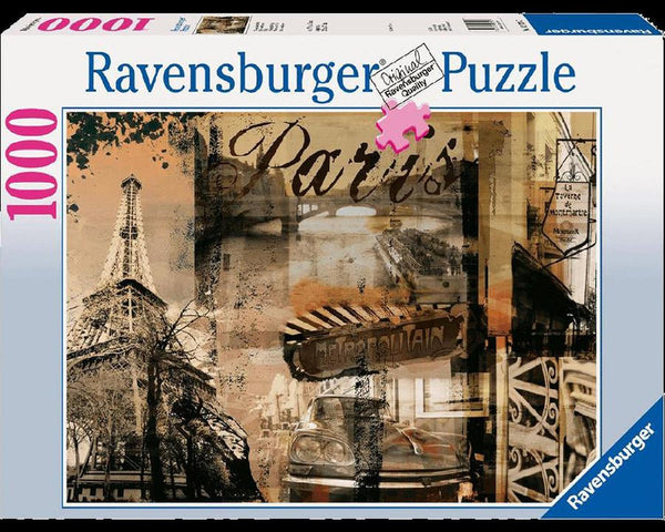 Rompecabezas Paris Nostalgico 1000 Piezas Ravensburger