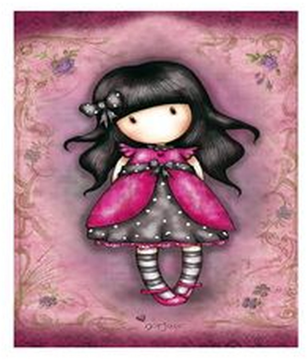 ARTE DIAMANTE MUÑECA SANTORO 40X50 CM