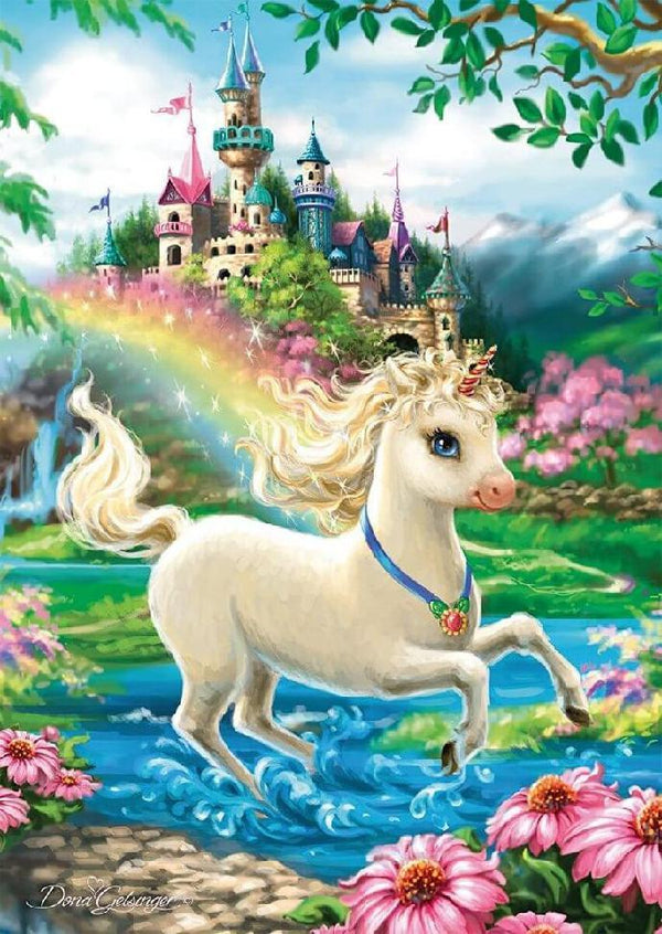 Castillo Y Unicornio Rompecabezas De Ravensburger