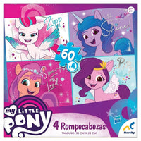 Rompecabezas 4 En 1 My Little Pony, 60 Piezas, Infantil - 3