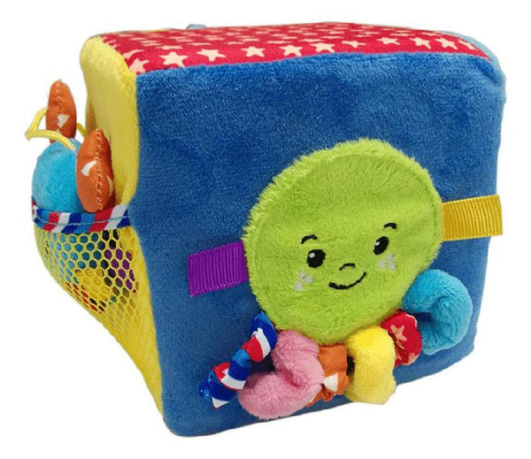 Cubo De Actividades Del Mar, Tela Suave, Texturas- Diako