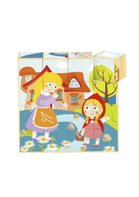 Rompecabezas De Madera Apilable-Little Red Riding Hood 16 Pz - 3