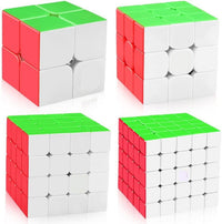 Set Cubos Magicos 2 + 3 + 4 + 5 - Meilong Anti Estres - 1