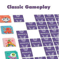Juego De Memoria Infantil Monstruos Graciosos 48 Cartas - 2