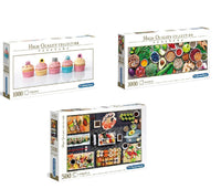 Set de 3 Rompecabezas Food Colección,1000-500 Pz Clementoni - 1
