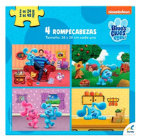 Rompecabezas 4en1Pistas de Blue 24 Y 48 Piezas - 4