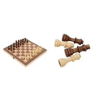 Ajedrez De Madera Tablero Plegable de Lujo Chess 29x29 cm - 7