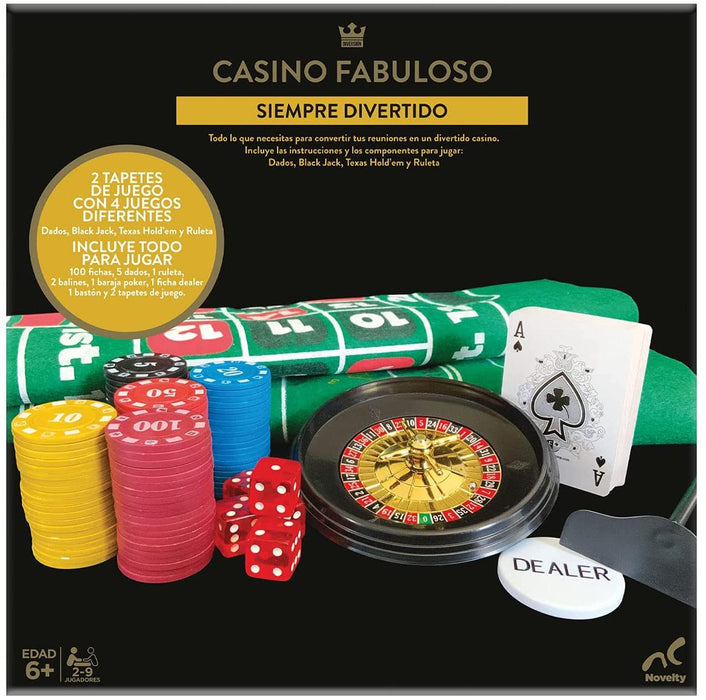 Fabuloso Casino Póker Ruleta Novelty