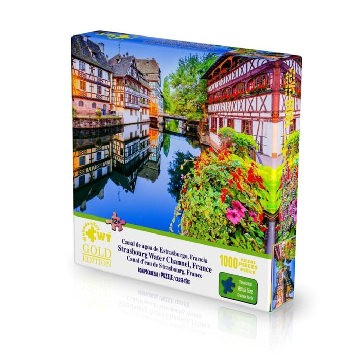 Rompecabezas Canal De Agua De Estrasburgo, Francia 1000 Pzs