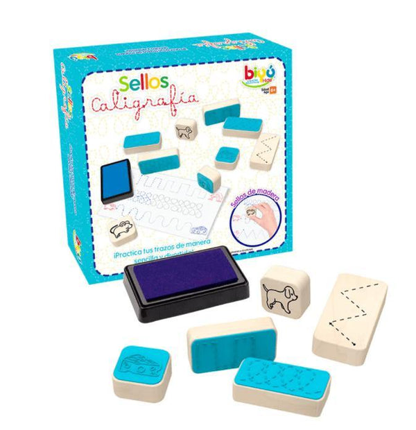 SELLOS CALIGRAFIA 9 PZS