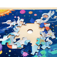 Rompecabezas De Madera Para Niños, Espacio 48 Pz Top Bright - 9