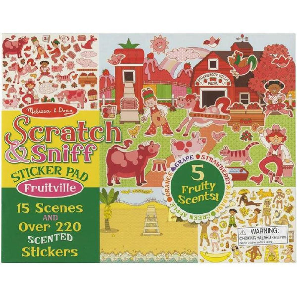 Scratch & Sniff Sticker Pad - Fruitville