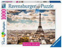 Rompecabezas Paris, Torre Eiffel 1000 Piezas Ravensburger - 1
