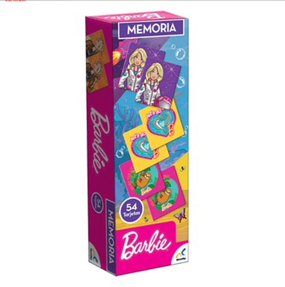 Juego de Memoria Barbie Con 54 Tarjetas